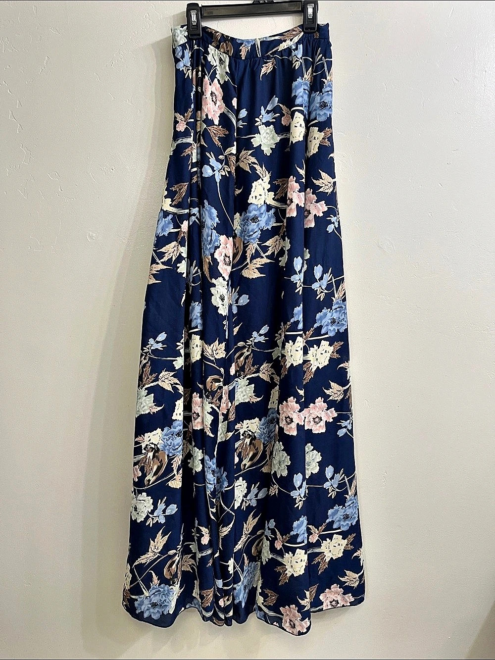 Windsor Floral Maxi Skirt in Blue Size S Like New